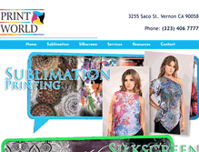Tablet Screenshot of printworldsite.com
